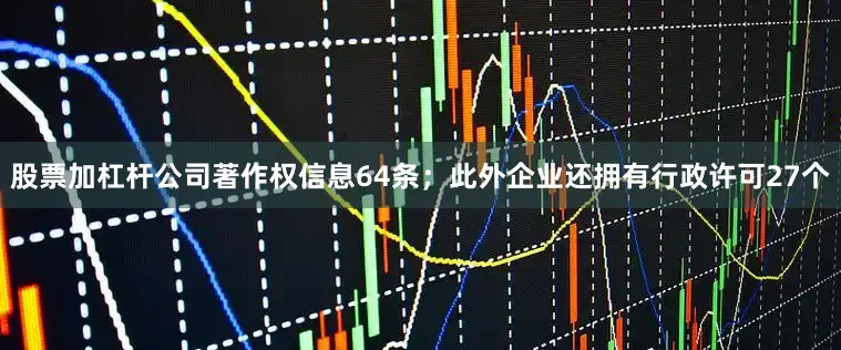 股票加杠杆公司著作权信息64条；此外企业还拥有行政许可27个
